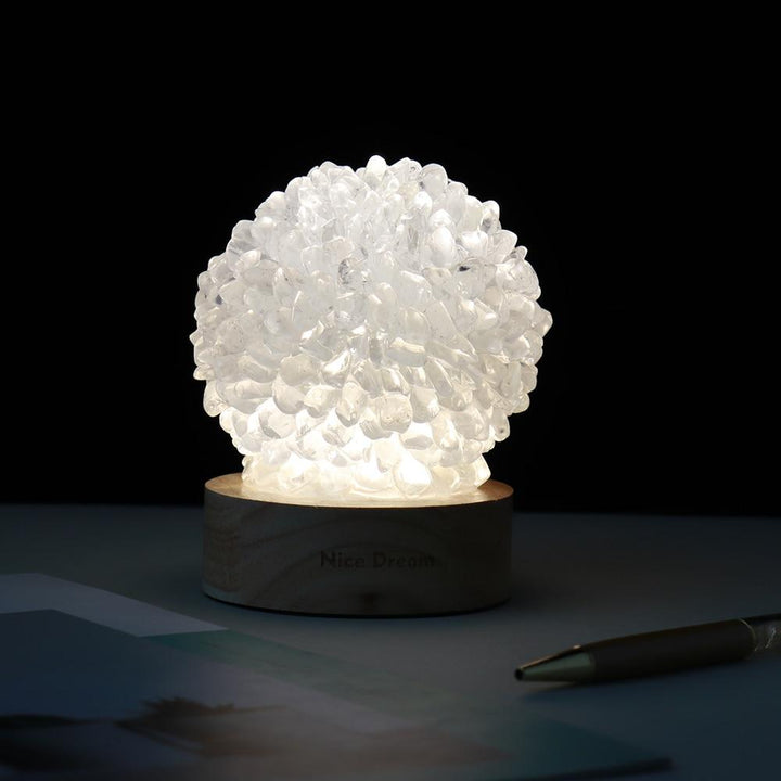 Lisslune | Aventurine Quartz Crystal Lamp