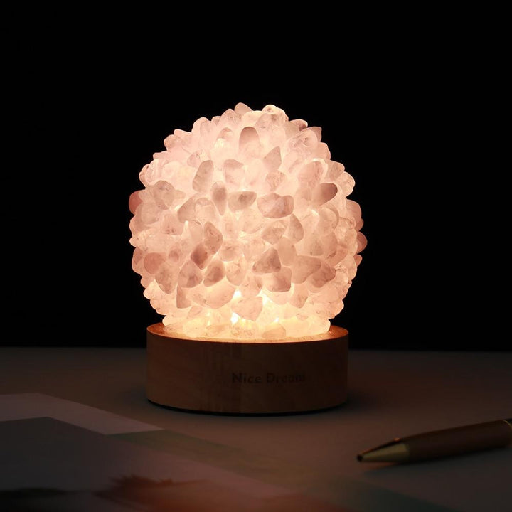 Lisslune | Aventurine Quartz Crystal Lamp