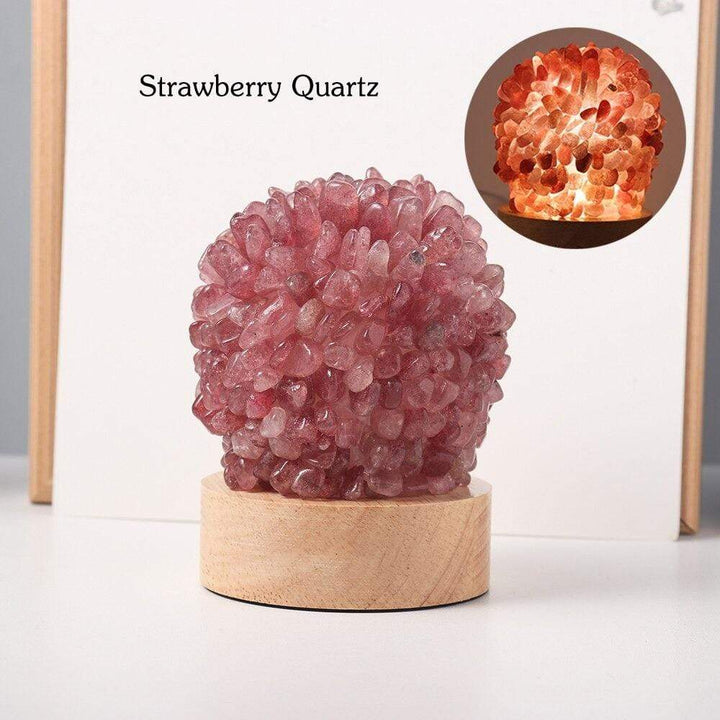 Lisslune | Aventurine Quartz Crystal Lamp