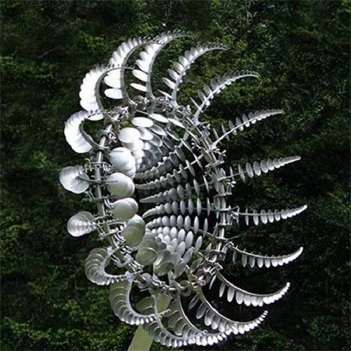 Lisslune | Anti-Rust Kinetic Metal Wind Spinner Windmill for Outdoor Garden Decor & Landscaping