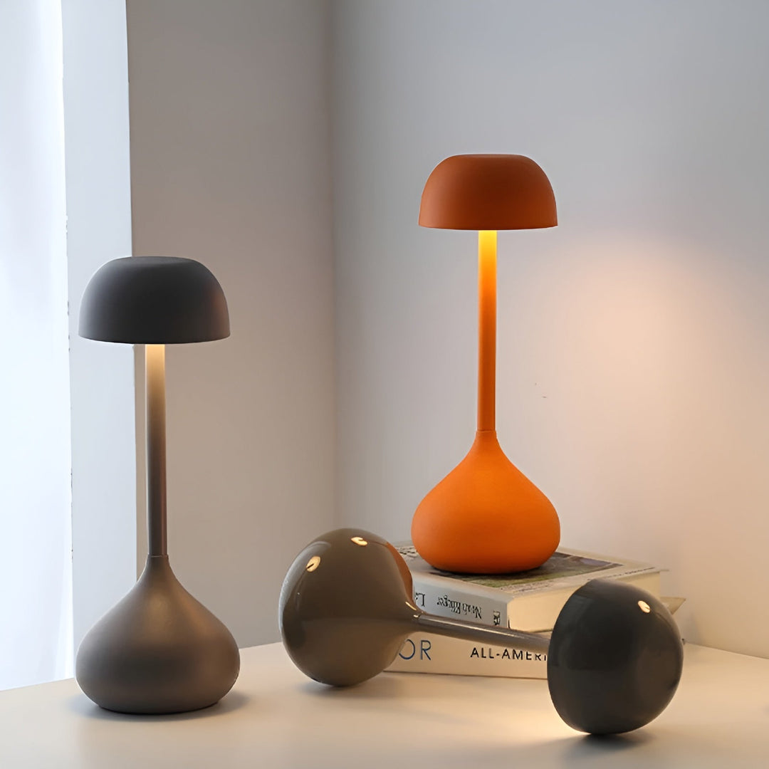 Lisslune | Wireless Dimmable Mushroom Table Lamp - GlowMush