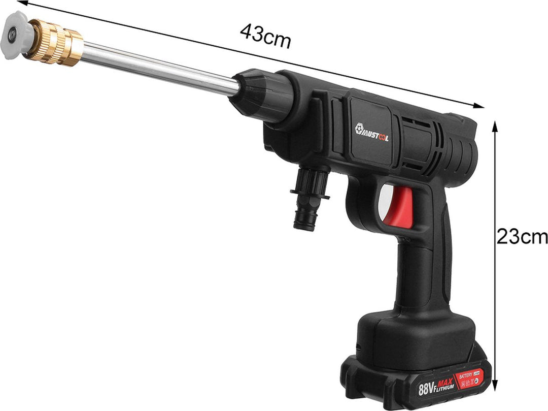 Lisslune | WASHFORCE – Cordless High-Pressure Cleaner with 12000 mAh Battery for Outdoor Cleaning