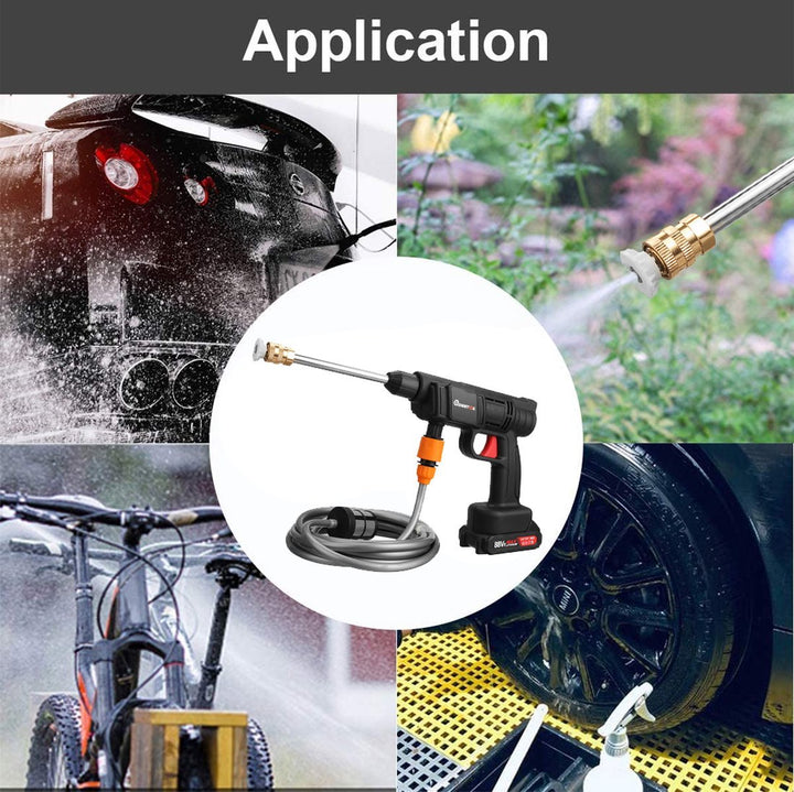 Lisslune | WASHFORCE – Cordless High-Pressure Cleaner with 12000 mAh Battery for Outdoor Cleaning