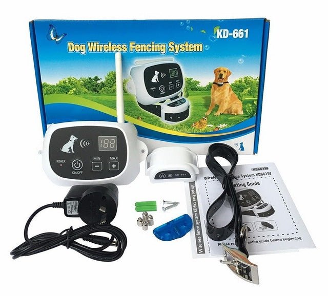 Lisslune | Wireless Dog Fence System – Rechargeable Waterproof Collar for Safe Boundaries