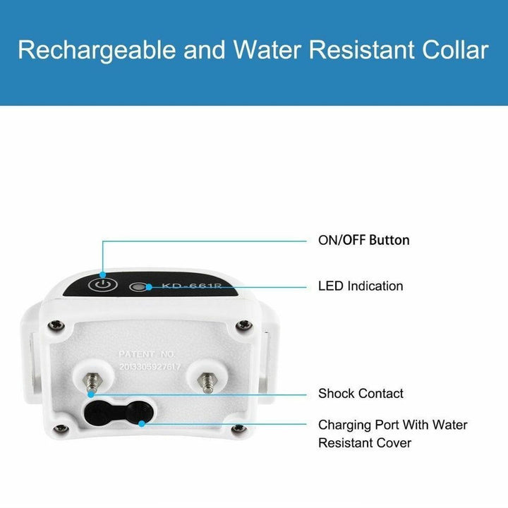 Lisslune | Wireless Dog Fence System – Rechargeable Waterproof Collar for Safe Boundaries
