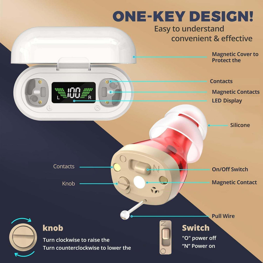 Lisslune | Wireless rechargeable hearing aids