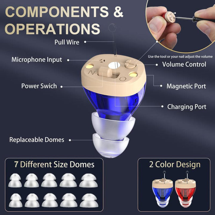 Lisslune | Wireless rechargeable hearing aids
