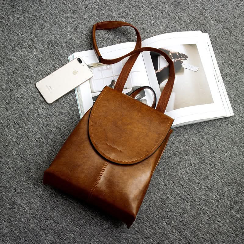 Lisslune | Women's Leather Backpack for Work and Travel