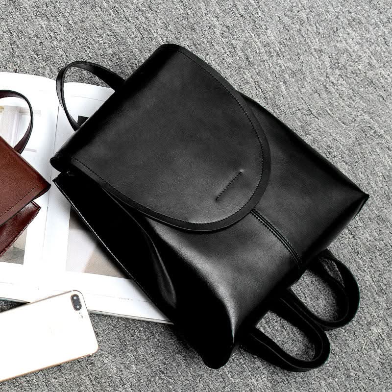 Lisslune | Women's Leather Backpack for Work and Travel