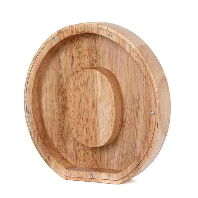 Lisslune | Wooden Alphabet Letters 'Initial' Piggy Bank