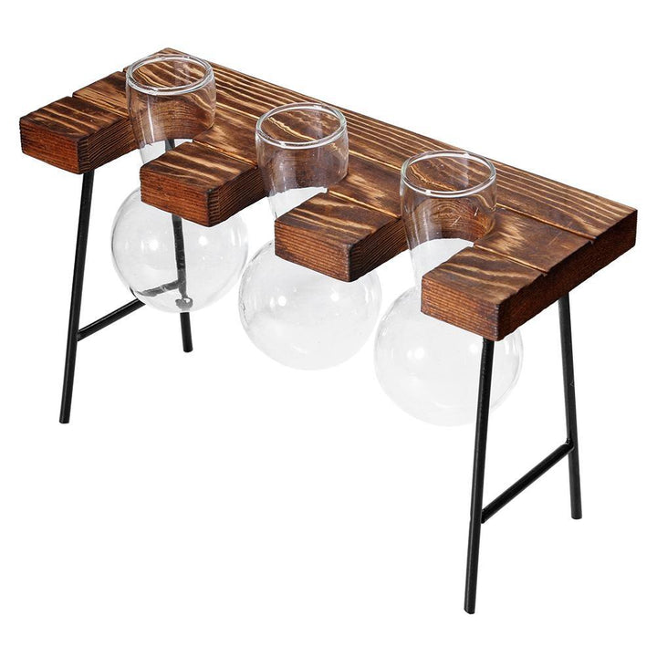 Lisslune | Wood frame vase decorations