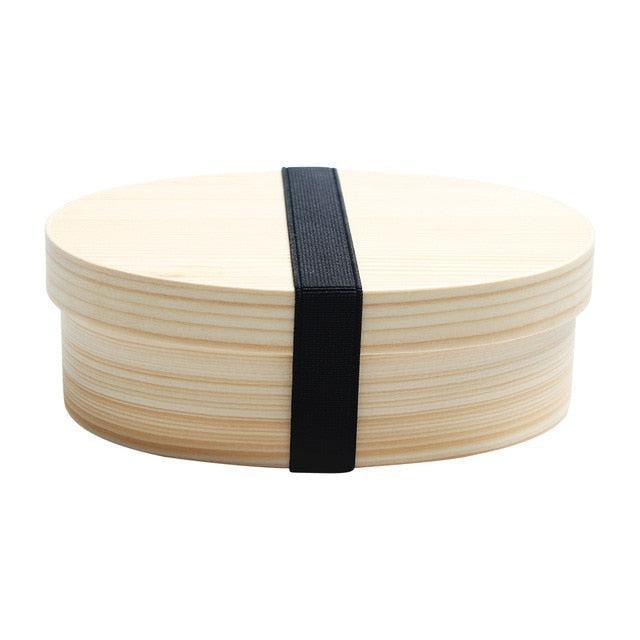 Lisslune | Eco-friendly Japanese wooden bento box for children - stylish, leak-proof design