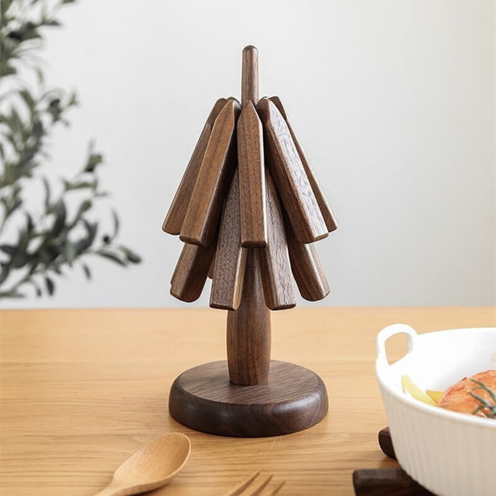 Lisslune | WOODLIA – Elegant Walnut Placemats for Modern & Stylish Dining