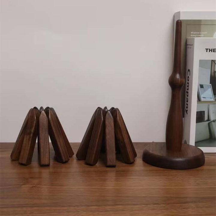 Lisslune | WOODLIA – Elegant Walnut Placemats for Modern & Stylish Dining