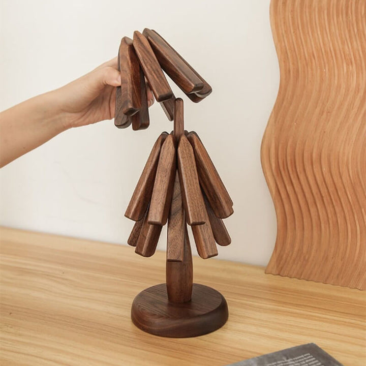 Lisslune | WOODLIA – Elegant Walnut Placemats for Modern & Stylish Dining