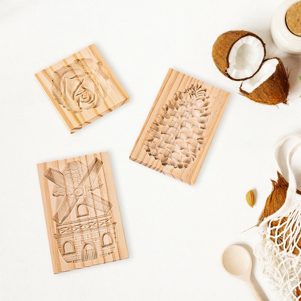 Lisslune | Woodworks Baking Cookie Mold