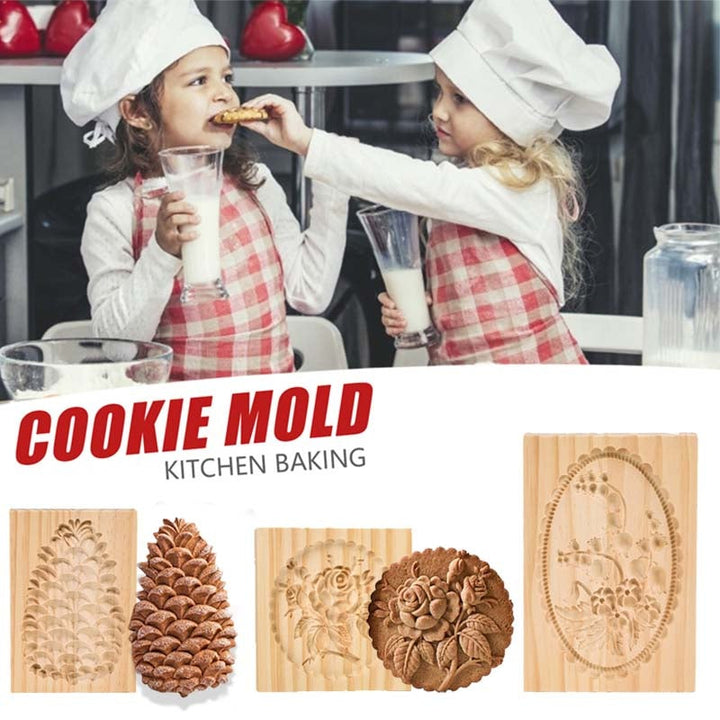 Lisslune | Woodworks Baking Cookie Mold
