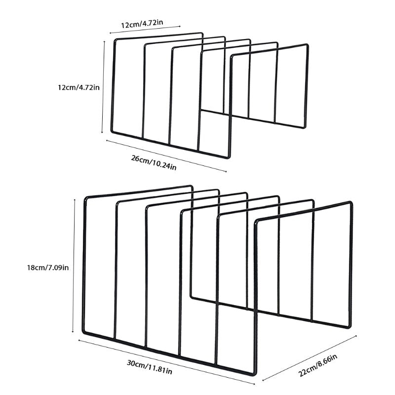 Lisslune | Wrought Iron Book and Vinyl Stand
