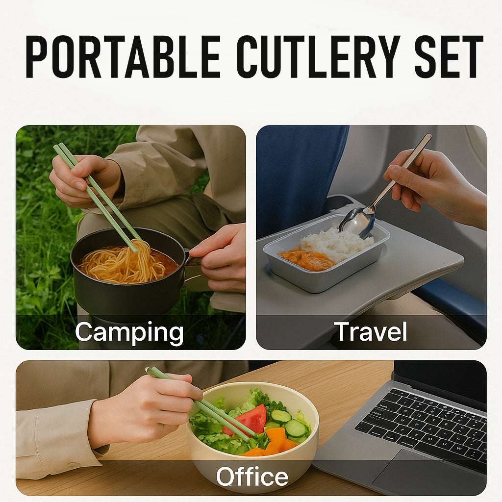 Lisslune | Portable Chopstick Travel Cutlery Set