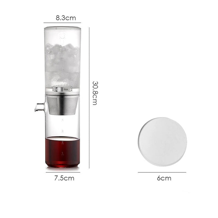 Lisslune | Adjustable Glass Drip Cold Coffee Brewer