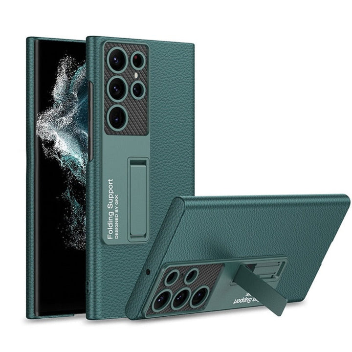 Lisslune | Luxurious, ultra-thin leather phone case, shockproof, for Samsung Galaxy 23