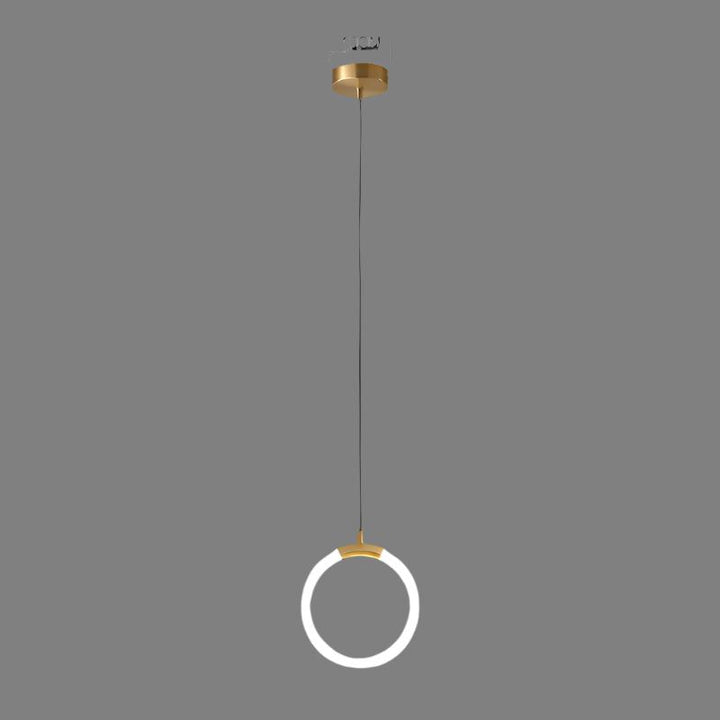 Lisslune | LED Pendant Light Fixture - Nordic Design with Simple Style - Ideal for Dining Room, Kitchen, and Living Room Lighting
