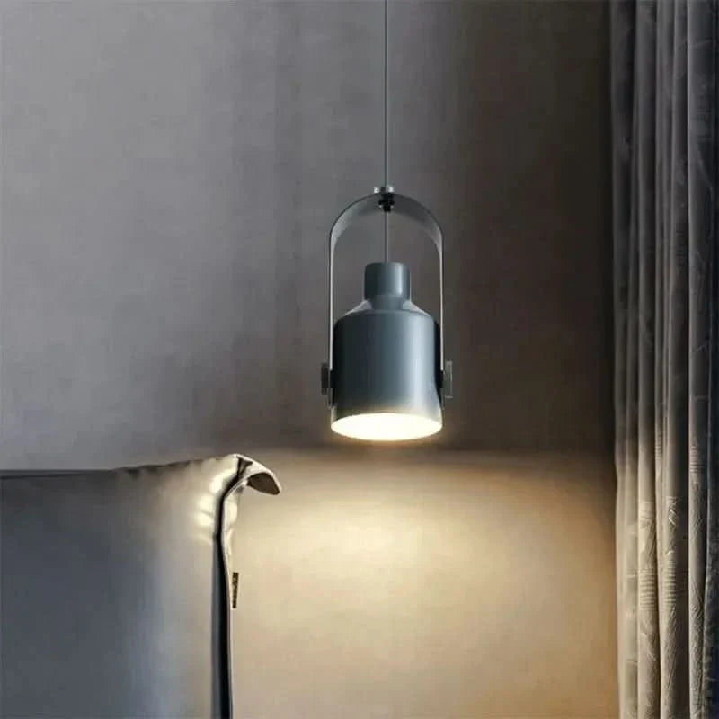 Lisslune | Nordic Wood & Metal Pendant Spotlight – Minimalist Hanging Light