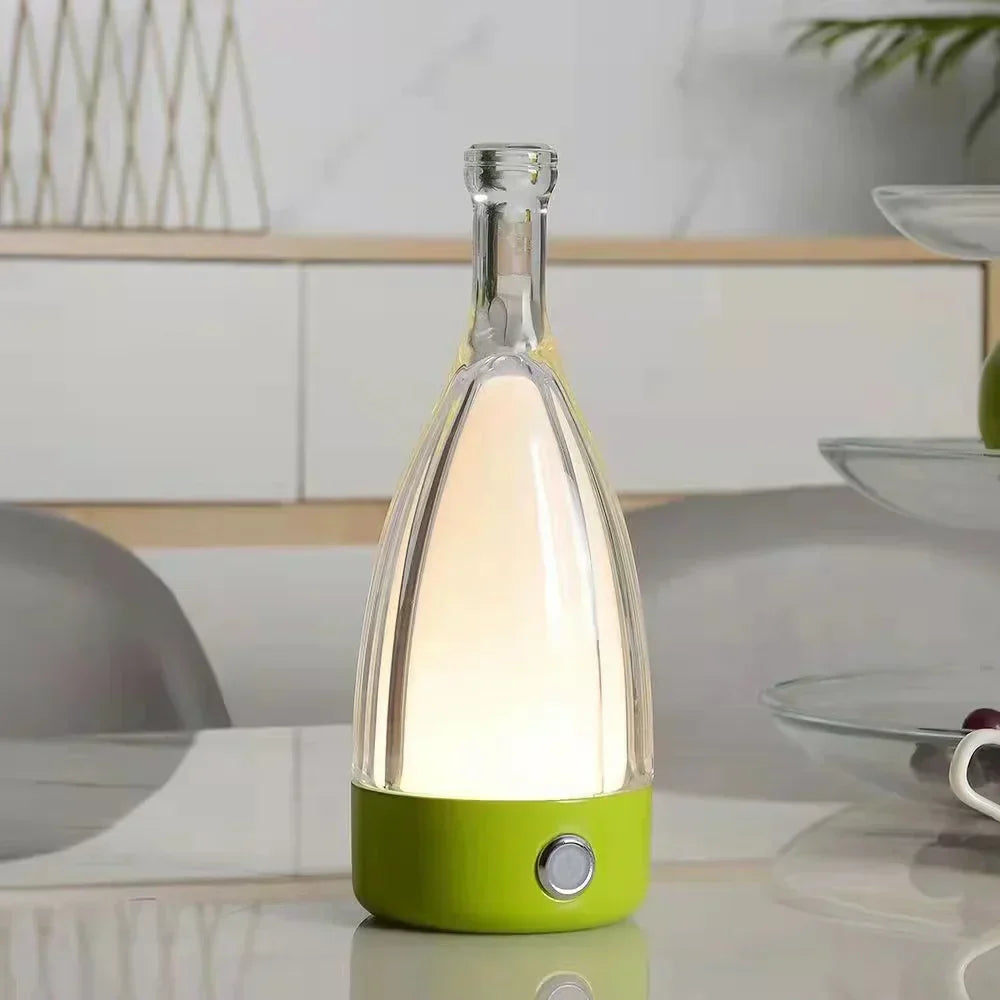 Lisslune | CorkGlow - Wine Bottle Table Lamp