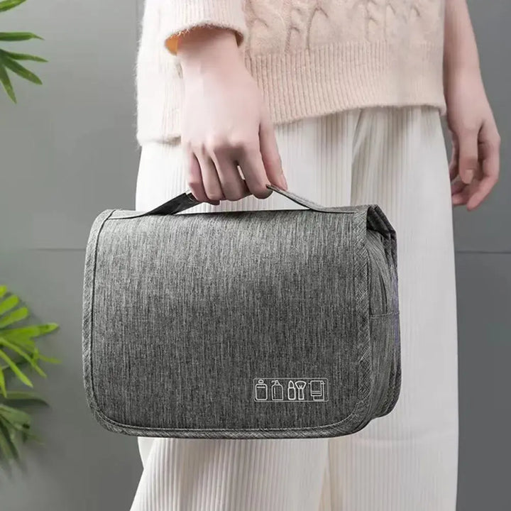 Lisslune | CompactCare Toiletry Bag – Foldable, Water-Repellent and Practical for Travel