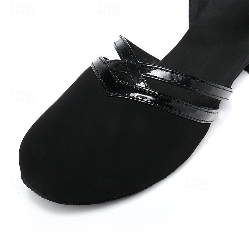 Lisslune | Modern Dance Shoes for Women - Black - High-Quality Suede