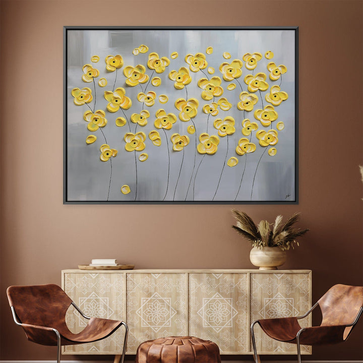 Lisslune | Yellow Flower Canvas