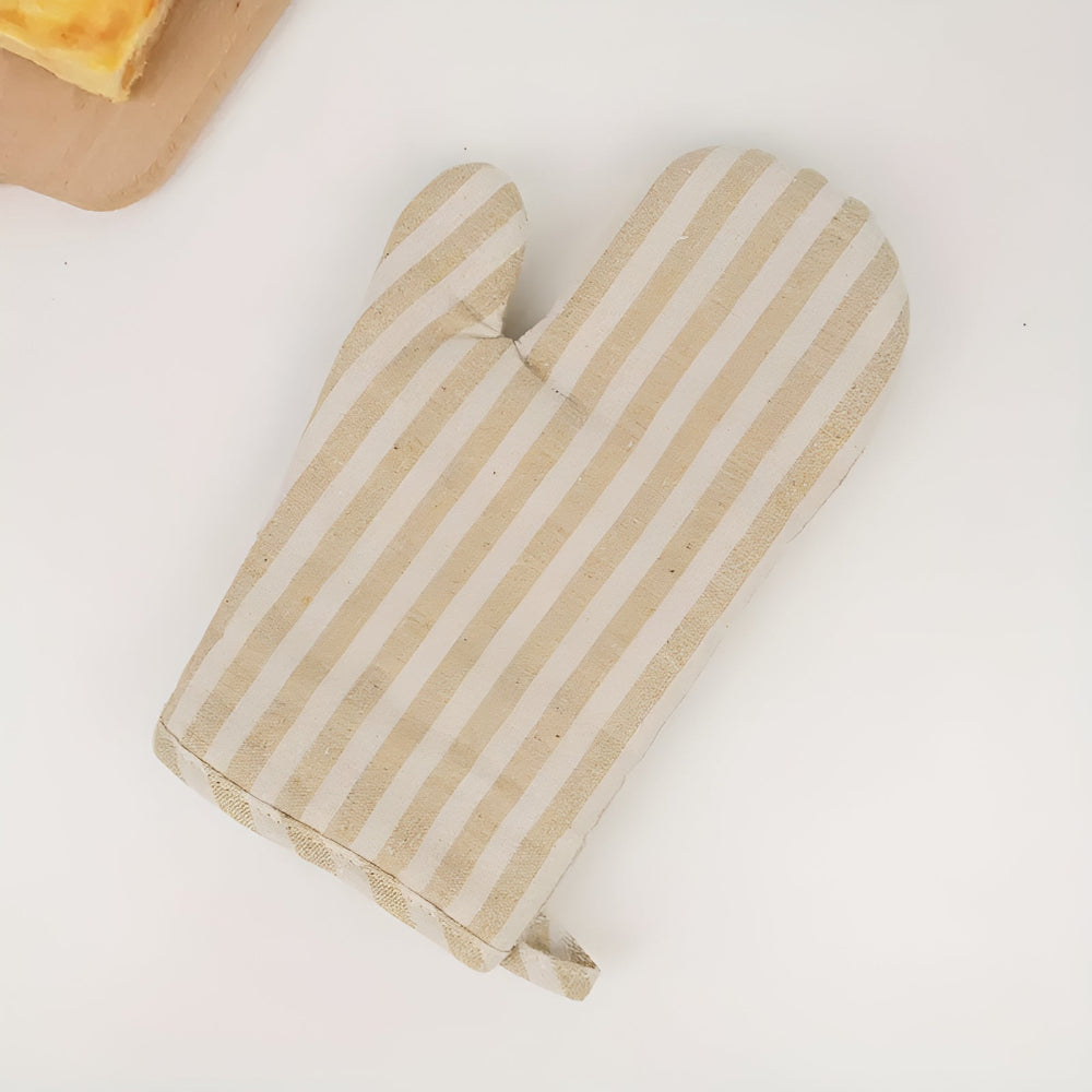 Lisslune | Premium Striped Heat-Resistant Oven Mitt