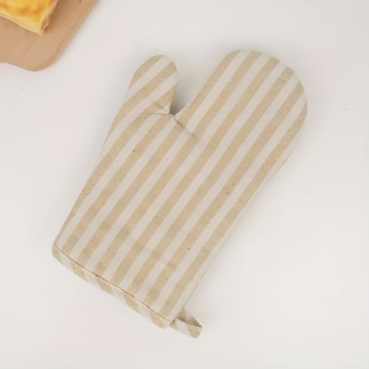 Lisslune | Premium Striped Heat-Resistant Oven Mitt