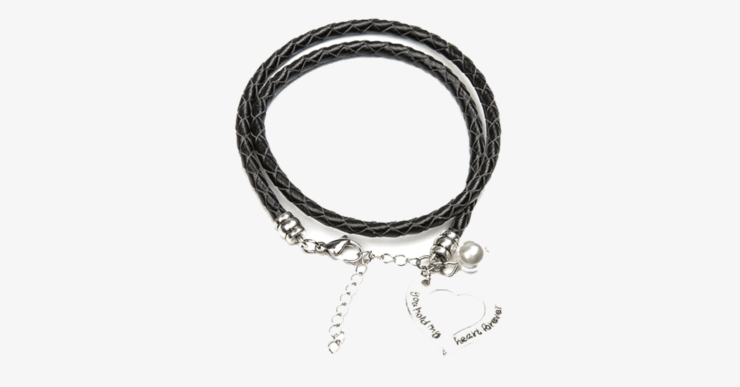 Lisslune | You Hold My Heart Forever Hand-Stamped Bracelet