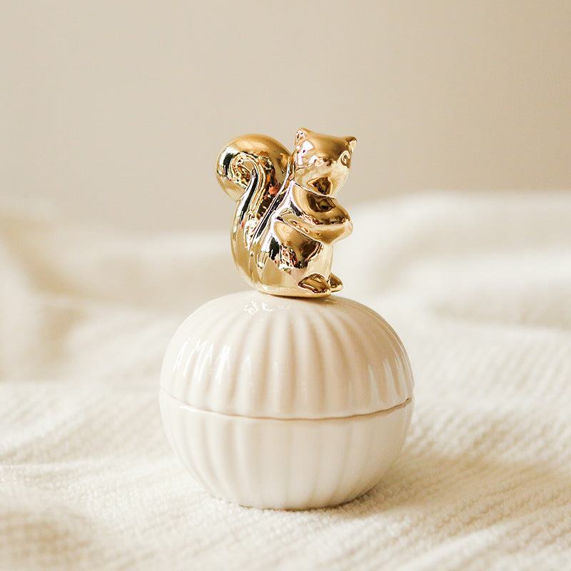 Rynx Elegance Animal Figurine Handle Jewelry Storage Box