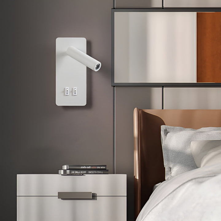 Lisslune | Swivel330 | Minimalist Cylinder Wall Light – Adjustable 330° Rotating LED Sconce