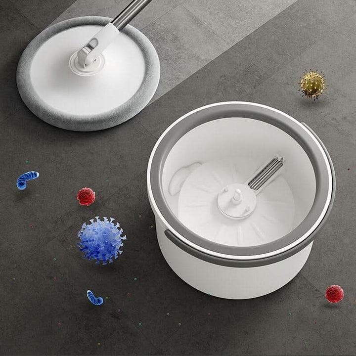 Lisslune | Self-Cleaning Spin Mop with Dual-Chamber Bucket