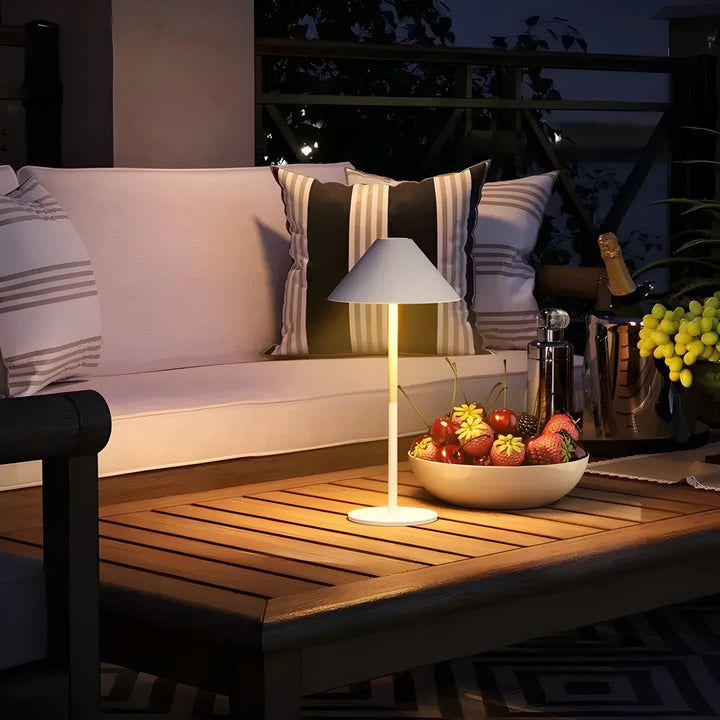 Lisslune | Minimalistic dimmable Touch table lamp - waterproof and rechargeable light Color