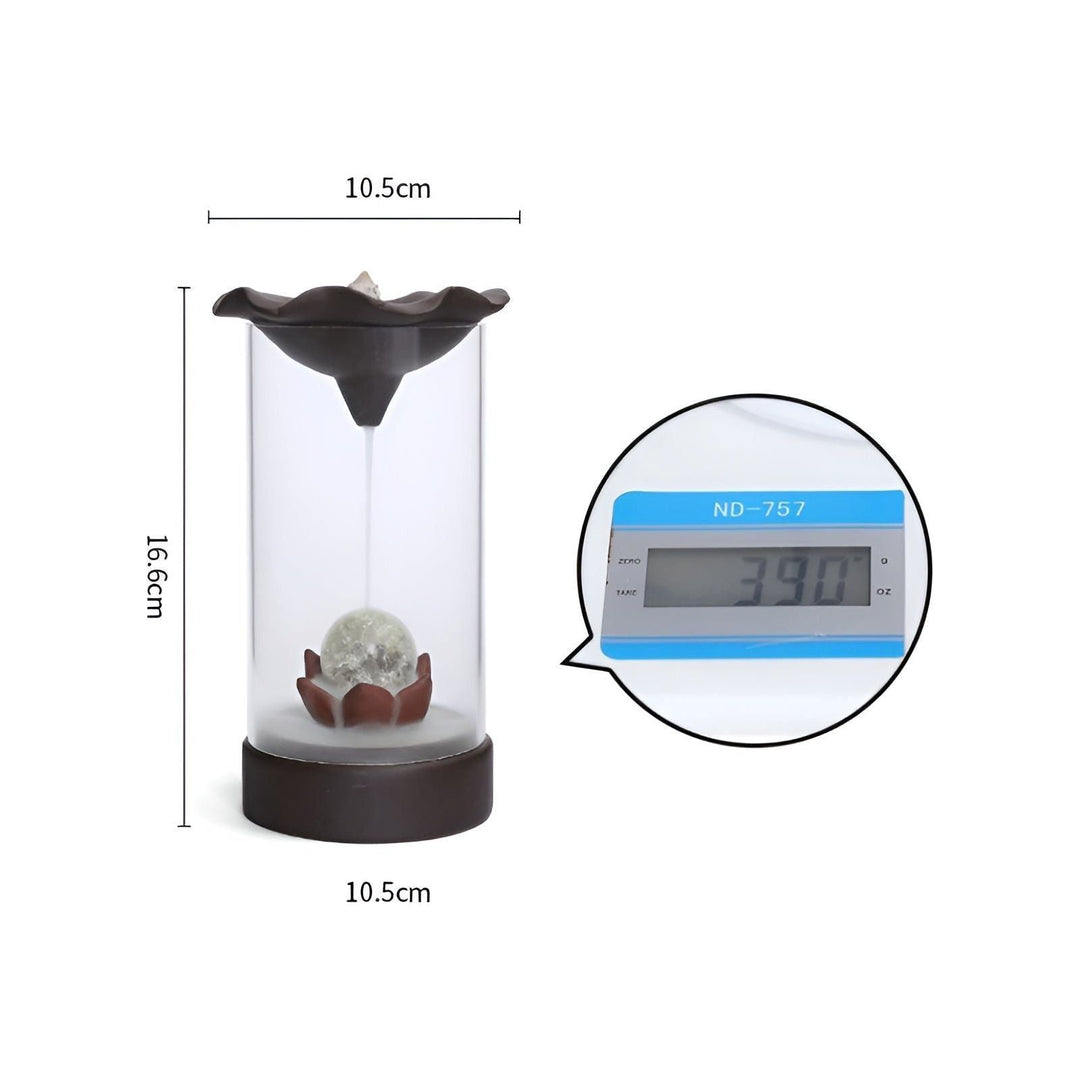 Lisslune | TranquilMist – Elegant Incense Burner with Backflow for a Calm and Relaxed Atmosphere