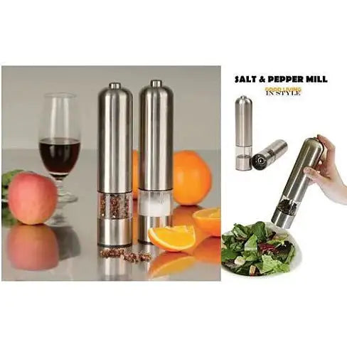 Lisslune | Electric Salt Mills with Dispenser