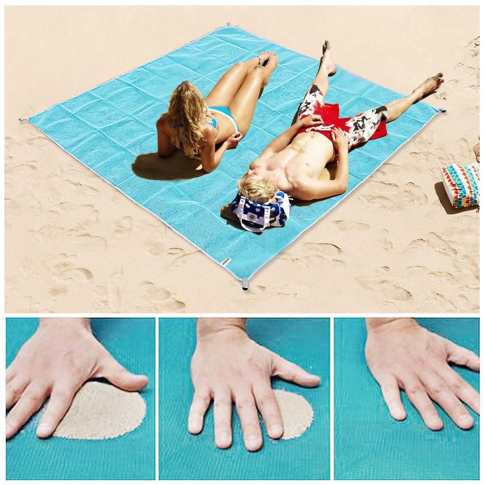 Lisslune | XXL Sand-free Beach Towel | Sand Sheet® | 200x200