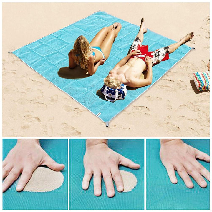 Lisslune | XXL Sand-free Beach Towel | Sand Sheet | 200x200