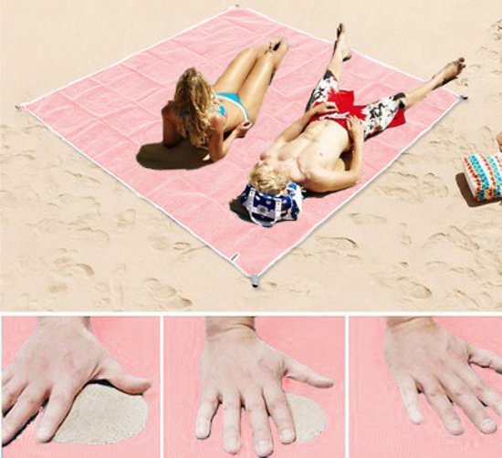 Lisslune | XXL Sand-free Beach Towel | Sand Sheet® | 200x200