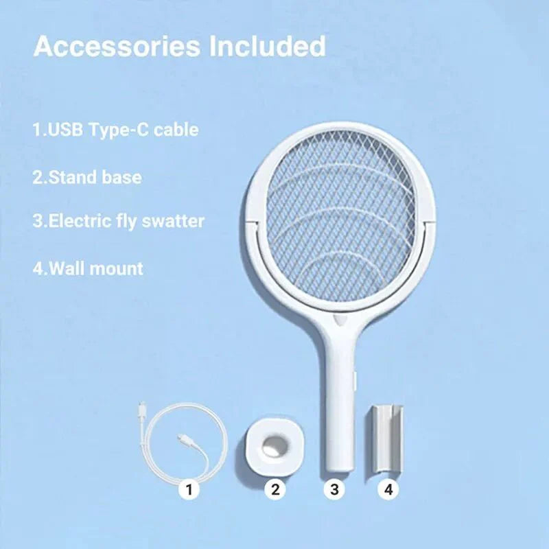 Lisslune | ZapGuard Mosquito Zapper – 5-in-1 Insect Protection with LED Lamp and USB Fast Charging