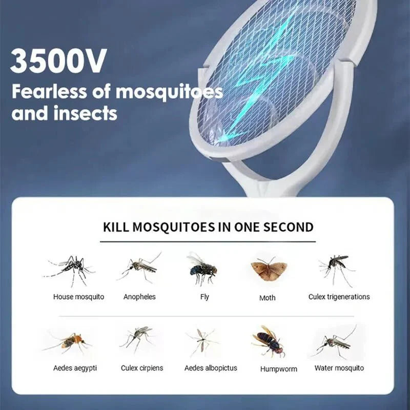 Lisslune | ZapGuard Mosquito Zapper – 5-in-1 Insect Protection with LED Lamp and USB Fast Charging