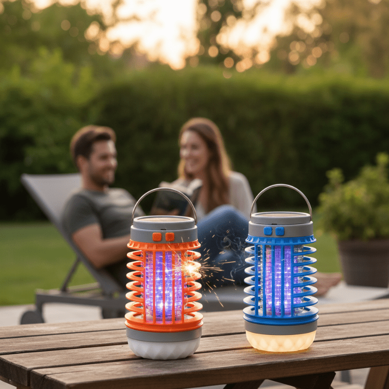 Lisslune | ZAPPERLANTERN – 2-in-1 Solar Bug Zapper and Camping Lantern