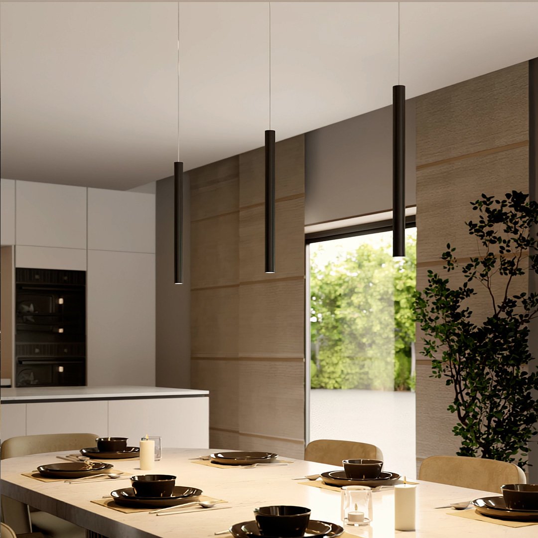 Lisslune | RayAura Minimalistic LED Pendant Light | Modern Design | Elegant Ceiling Lamp for Living Room & Office