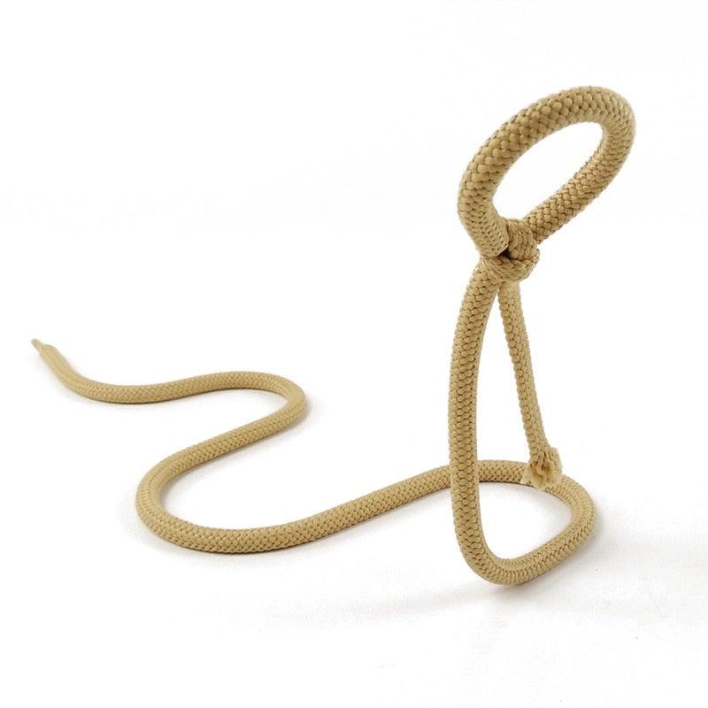 Lisslune | Zigzag Bottle Holder - Hanging Rope Wine Rack