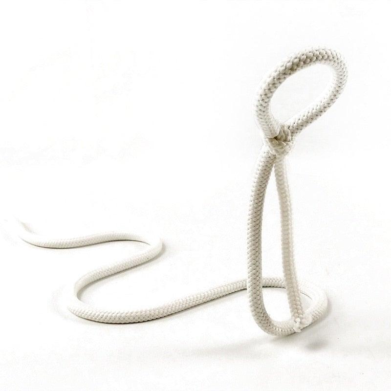 Lisslune | Zigzag Bottle Holder - Hanging Rope Wine Rack